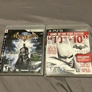 PS3 Black and White Video Games Collection pre owned Batman